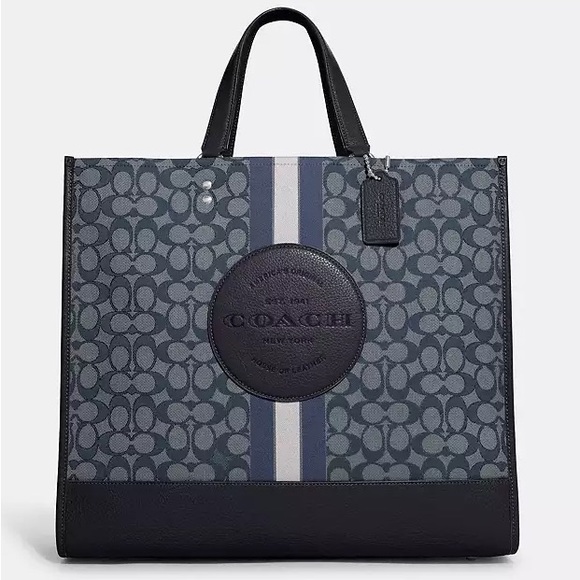Coach Tote Bag Signature Jacquard Dempsey 40 stripe - Main Image